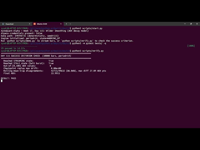 Day 115: Wilder Smoothing — Code the Real ADX Decay Model in Python (Not a Rolling Mean)