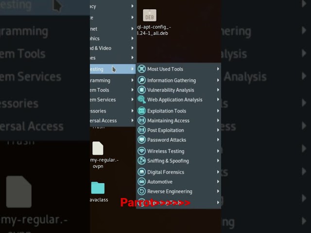 Parrot OS is best for hacking #hacker #viral #programming
