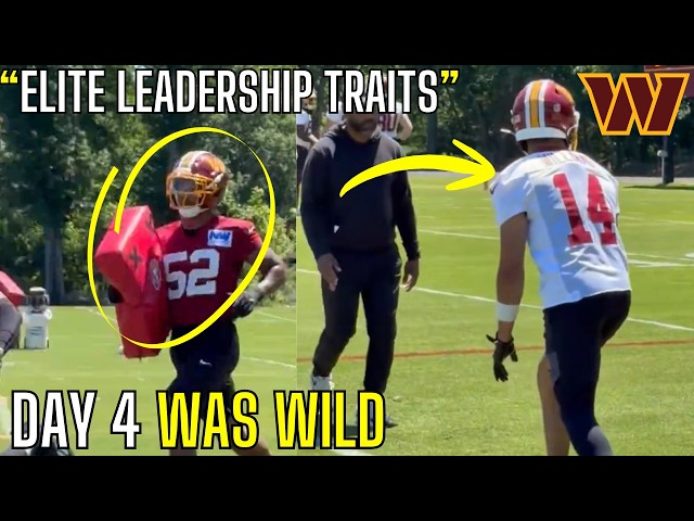 The Washington Commanders Day 4 OTAs Highlights Have Coaches BLOWN AWAY… 