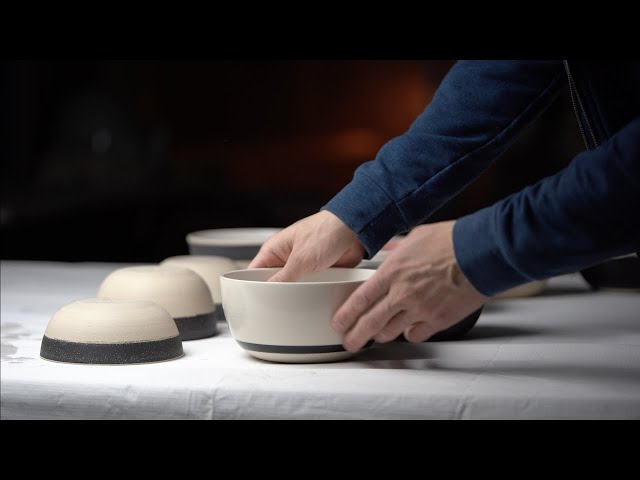 Artisan Made Ceramic Bowls - Complete Process