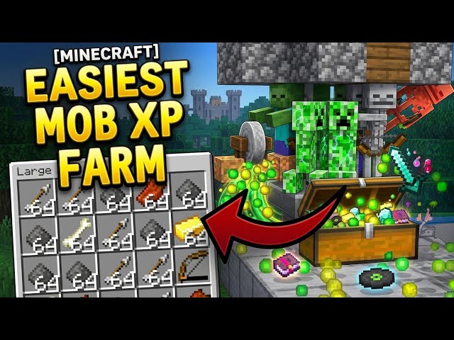 EASIEST MOB XP Farm Minecraft Java & Bedrock 26.1/1.21+!