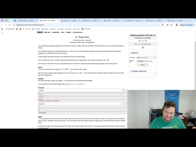 CF 1122 (Div.3) with commentary