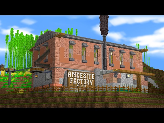 I Built an Andesite Factory in Survival Create! [#3]