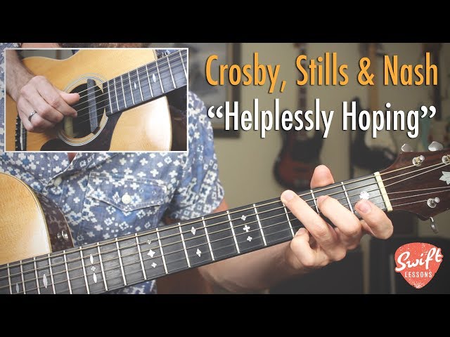 Fingerstyle Guitar Lesson - "Helplessly Hoping" By Crosby, Stills & Nash