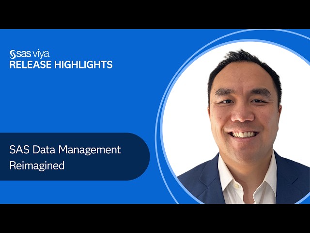 SAS Data Management Reimagined | June and July 2026 Releases