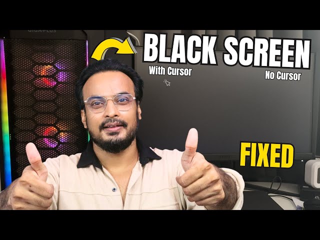 How to FIX Black Screen on Windows 10/11 (2026) - Quick Solution