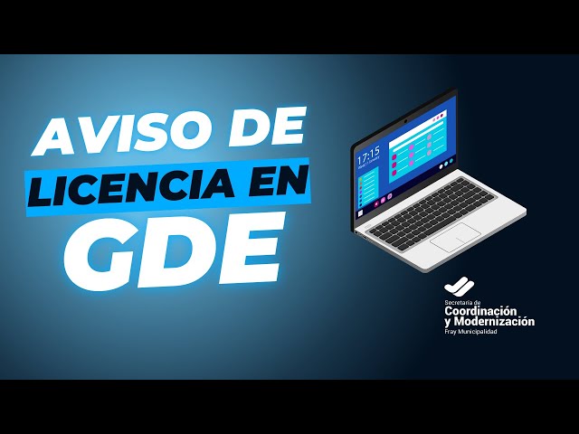 AVISO DE LICENCIA EN GDE