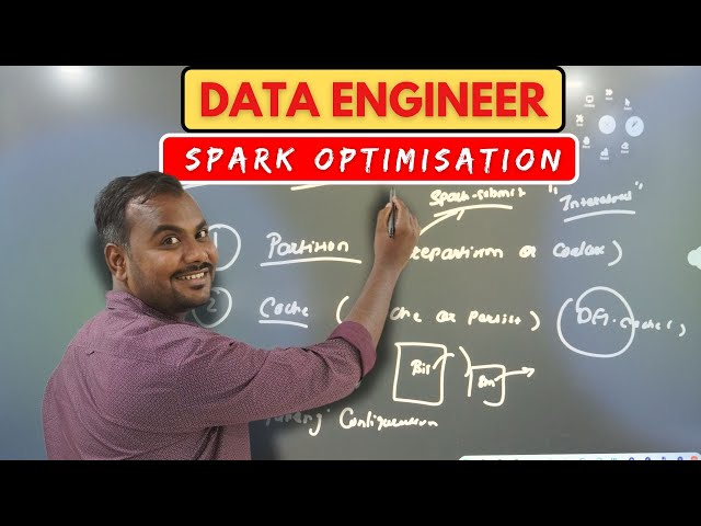 What are the optimisation techniques in Spark? |How do data engineers use Spark? | Ankush Sir