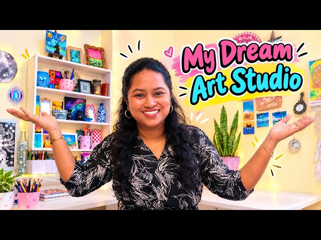 My Dream Art Studio ✨ | Setting Up My Art Studio Makeover 🎨 | Create with KP