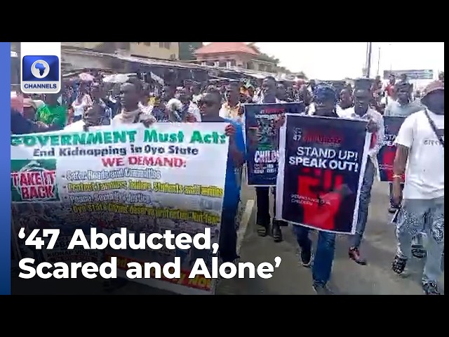 Protest Rocks Ibadan Over Abduction of Pupils, Teachers
