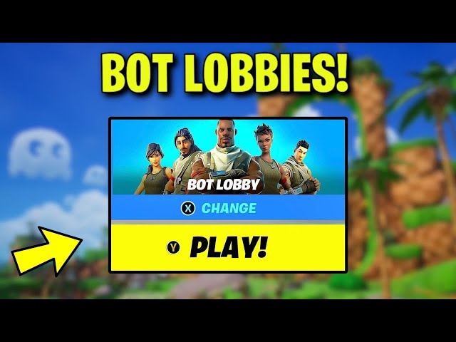 How to GET BOT LOBBIES in FORTNITE CHAPTER 7 SEASON 4! (Easy Tutorial for Bot Lobby Method)