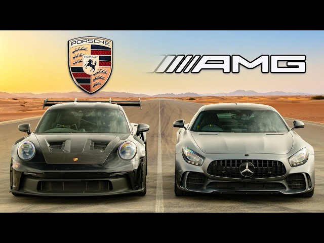 Porsche 911 GT3 RS vs AMG GT R: ARRANCONES