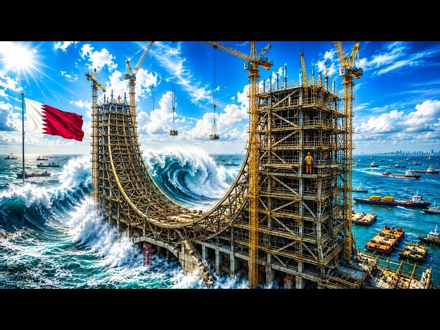 Inside Qatar’s $600M Floating Tower | How Engineers Built a Skyscraper That Appears to Rise From Sea