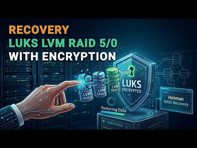Data Recovery from LVM RAID 5, 0 Arrays Encrypted with LUKS