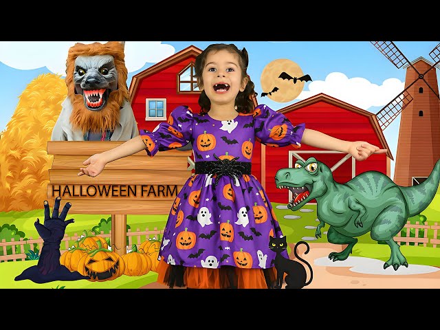 Neva & Mommy’s Exciting Halloween Day at the Pumpkin Farm 🎃👩‍👧 | Fun Story for Kids
