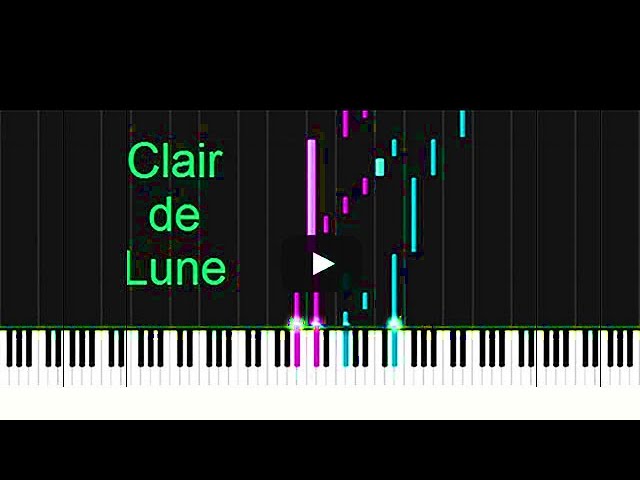 Claude Debussy's  CLAIR DE LUNE - Classical Music Tutorial