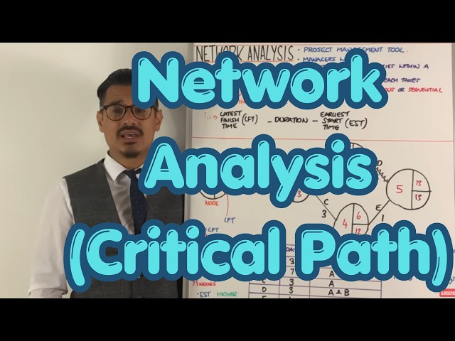 Network Analysis - Critical Path Analysis - A Level Business