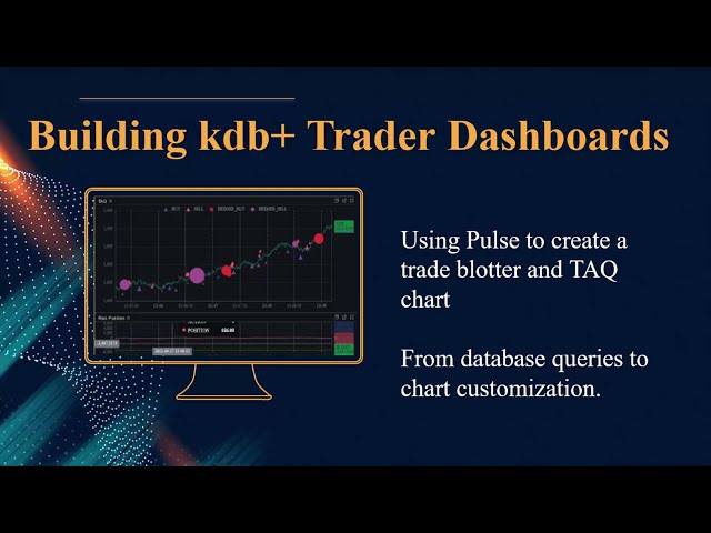 kdb+ trader dashboards demo