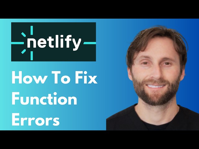 How to Fix Netlify Function Errors [2026 Guide]