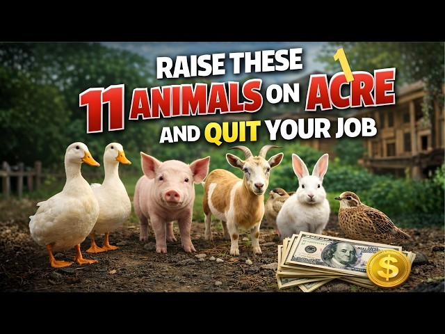 11 Animals You Can Raise on Just 1 Acre That Make Your Homestead Completely Self-Sustaining