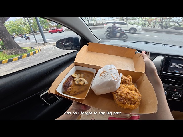 Eating Only Drive-Thru Food for 24 Hours | Vlog + POV  Toyota Vios Drive 🚘
