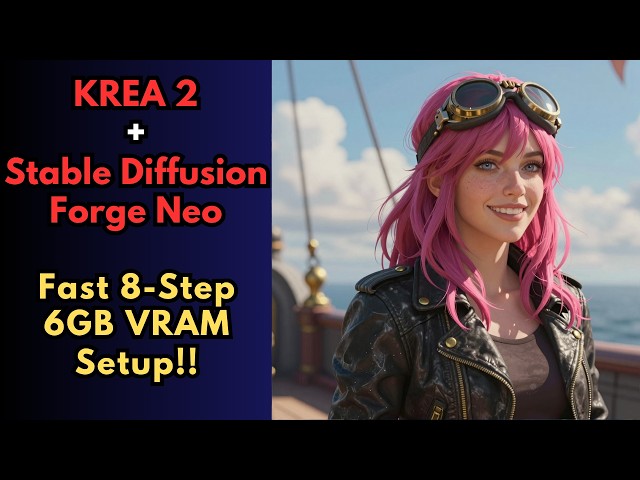 Krea 2 AI Image Model in Stable Diffusion Forge Neo Tutorial (ComfyUI Alternative)