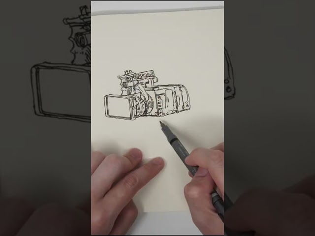 Quick daily timelapse sketch with pen