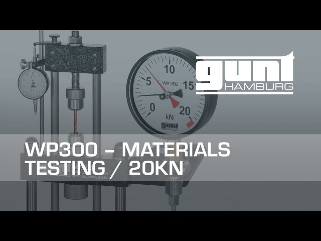 WP 300 – Training unit for basic experiments on materials testing