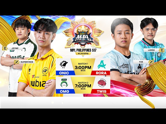 🔴 LIVE | MPL PH S17 | ENGLISH - Playoffs Day 1