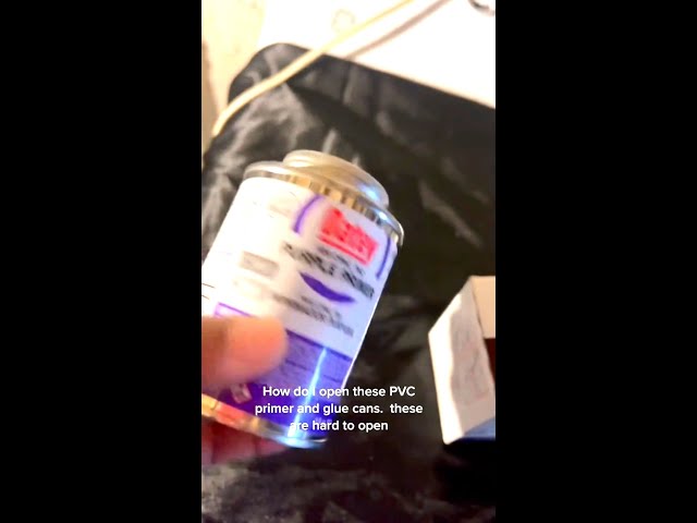 How to open Oatey Primer