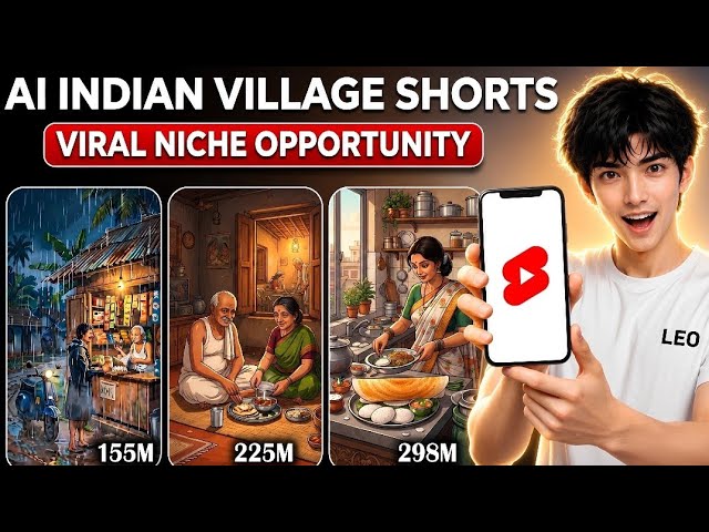 Trending indian village shorts kese banaye | (Full tutorial) || MR LEO YT 