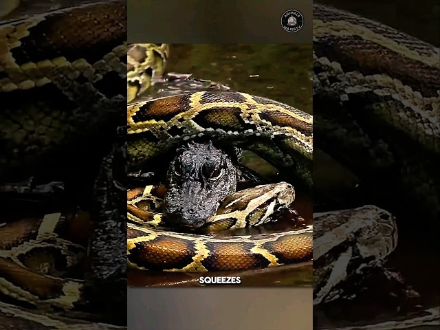 Alligator Attack Python (Alligator vs Python) #shorts