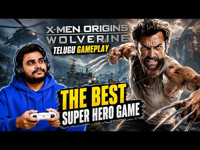 🔴X-Men Origins: Wolverine – THE BEST WOLVERINE GAME? 🔥 | Telugu Live Gameplay