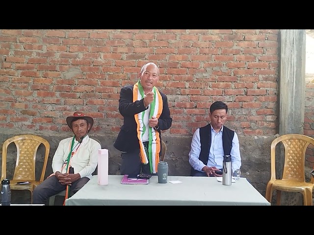 Speech By K. Tsalimong President Kiphire District Congress Committee