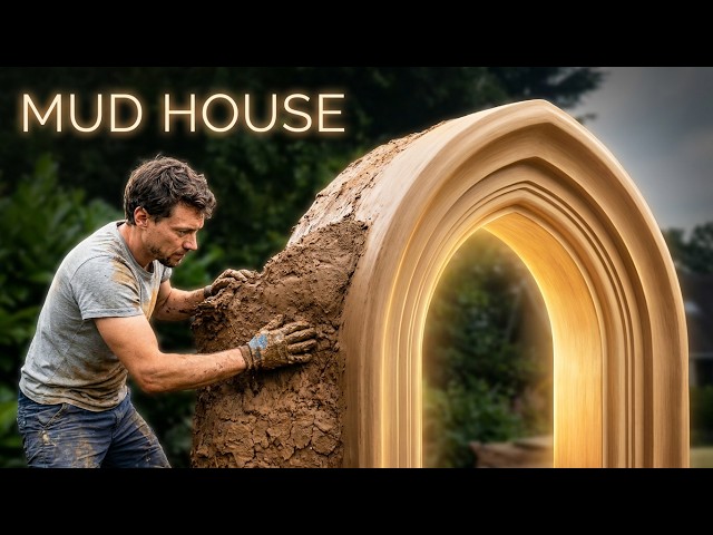 DIY Perks builds a beautiful mud hut... (a break from technology)