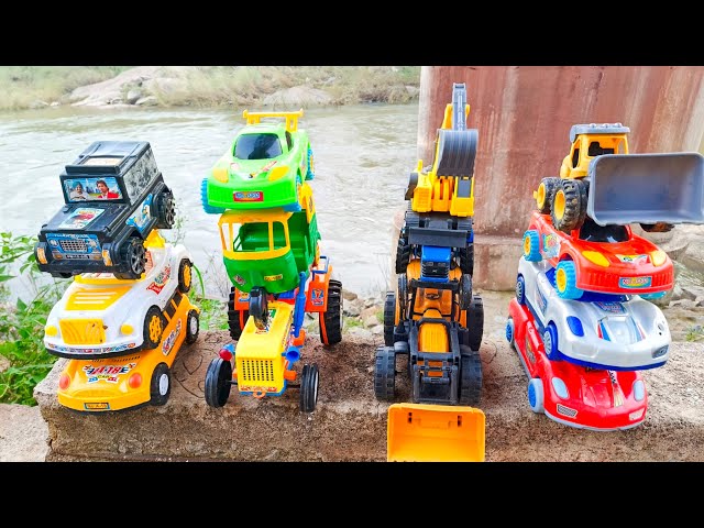 All the vehicles went into the mud 🚜🛺🚛 Best Cartoon Video / Best Toy Video / Toy Cartoon Video