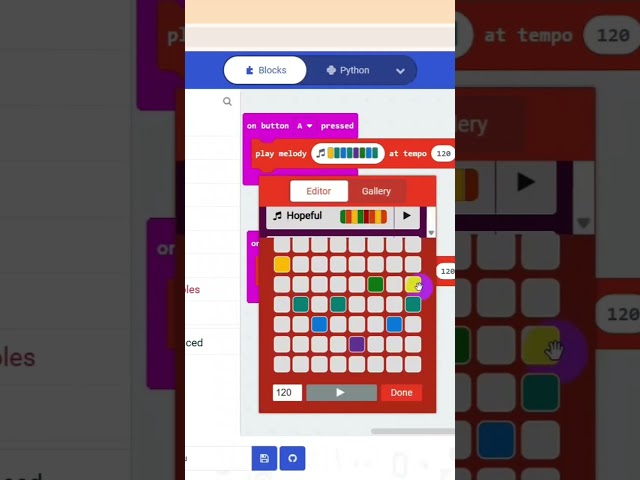 Micro bit for beginner learning. lessons 18. Coding lessons how to put songs 🎵 #microbit #robot