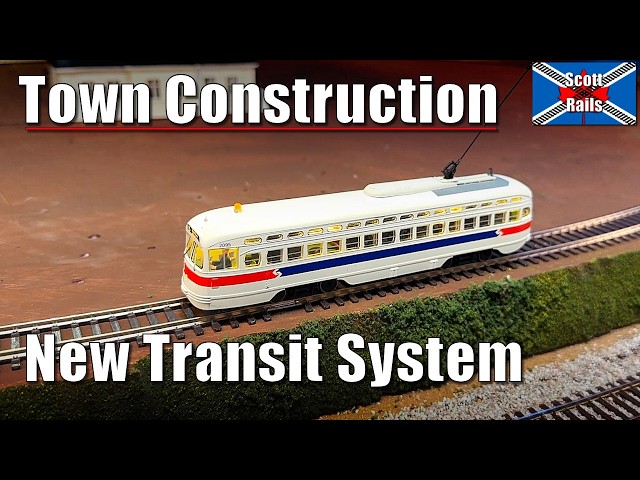 New Town Gets A New Transit System  - HO Scale Trolley Cars