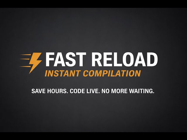 Zero Compile Wait Time in Unity! | Fast Reload