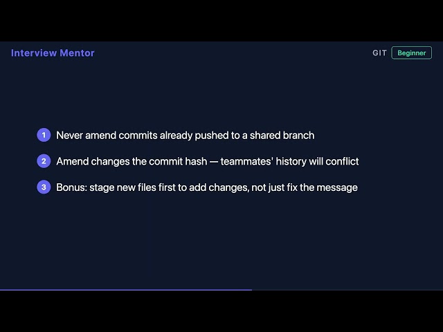 How to Amend Your Last Git Commit Message