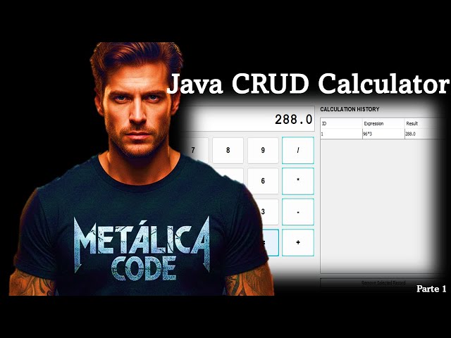 Criando uma Calculadora CRUD com Java Swing (Passo a Passo)  @FluxoCode  #javaee #springboot