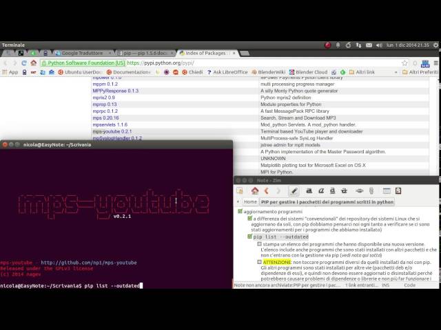 PIP - gestire i pacchetti dei programmi scritti in python