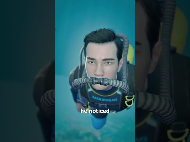 He Found An Injured Fish On The Ocean Floor 😨