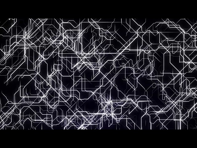 4K White Cyber Data Loop | Minimalist Futuristic Tech Background 💡