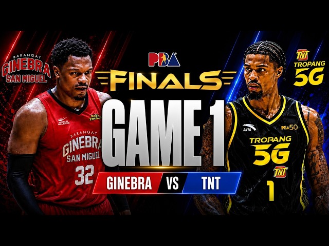 GINEBRA VS TNT PBA FINALS GAME 1 COMMISSIONER'S CUP 2026