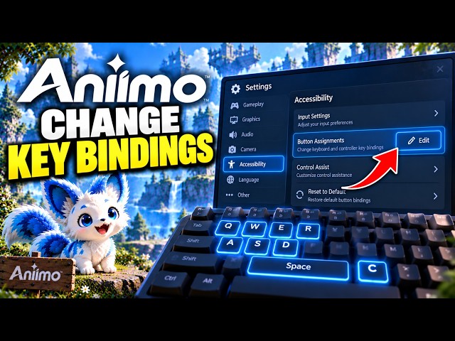 Aniimo How to change keyboard key bindings Settings