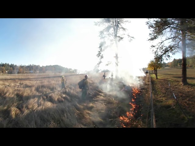 360° prescribed burn training in southwest Oregon