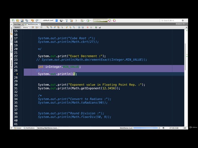 20.4 : Math Class in Java | java.lang Package [Abdul Bari] Java Course