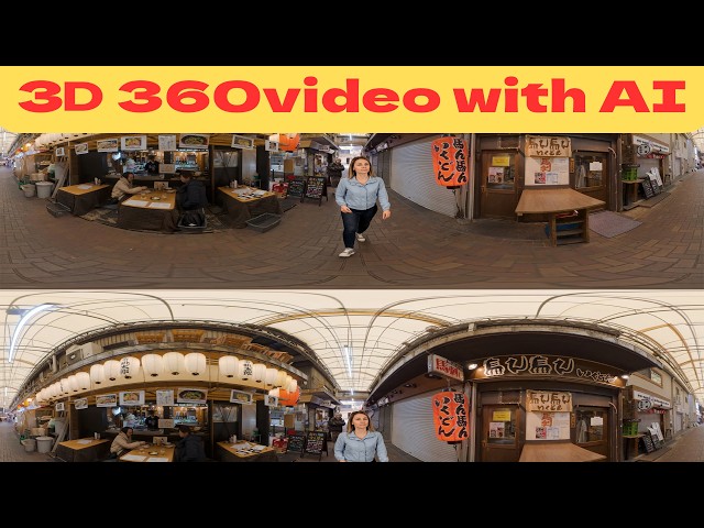 This video is the 51st AI-generated 360-degree 3D video.