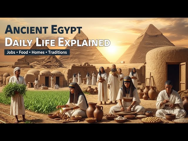 Ancient Egypt Daily Life Explained: Jobs, Food, Homes & Traditions